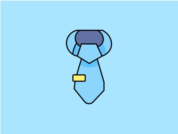 Charming Father Tie Illustrations for Creative Projects