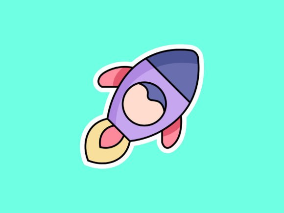 Children Rocket Illustrations: Launching Whimsy into Your Designs