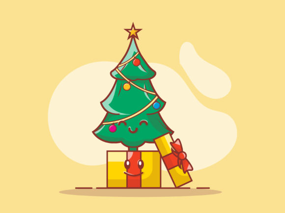 Christmas Tree Illustrations for Your Festive Designs