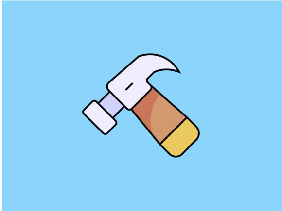 Father Hammer Illustrations: Bold, Versatile Design Asset
