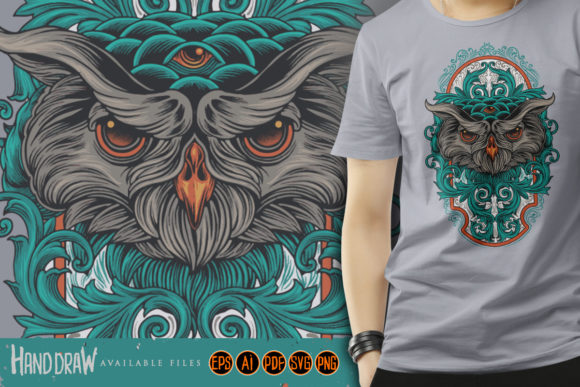 Head Owl Ornaments: A Versatile Vector Clipart Collection