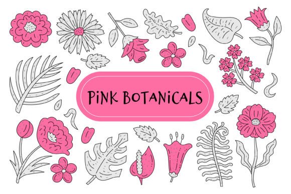 Integrating Pink Botanicals Illustrations into Your Creative Workflow