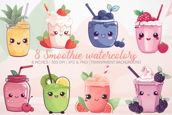 Smoothie Illustrations 2: Vibrant Graphics for Modern Design