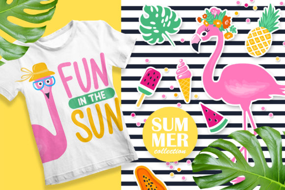 Vibrant Summer Design Assets for Your Creative Projects