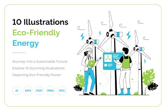 Visualizing a Sustainable Future with Vector Art