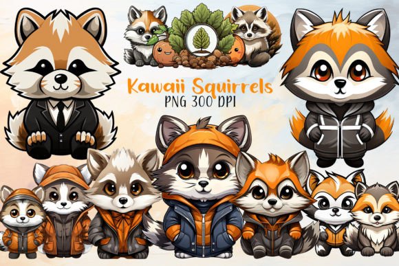 Whimsical Woodland Charm: A Guide to Kawaii Squirrel Illustrations